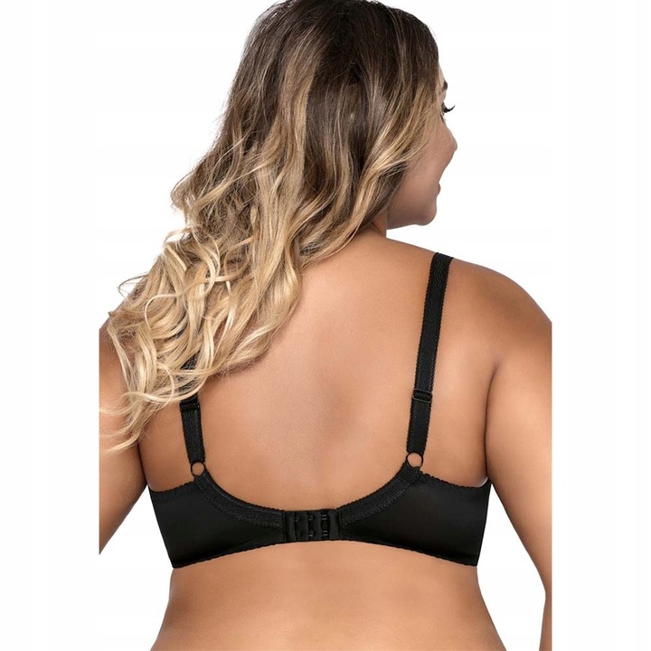 AVA stanik biustonosz półusztywniany wygodny AV-1030 SEMI-SOFT czarny 85G