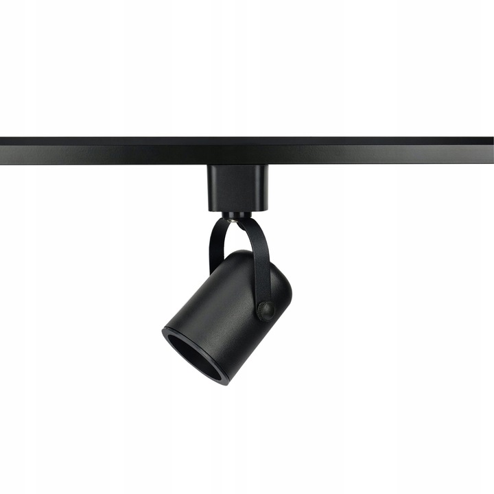 Zestaw 3x SPOT REFLEKTOR RUCHOMY CZARNY NA GU10 + SZYNOPRZEWÓD Szyna