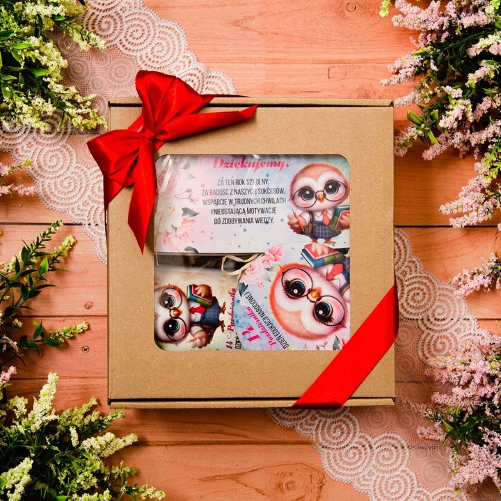 Prezent Na Dzień Nauczyciela Zestaw Prezentowy Kubek Pudełko Na