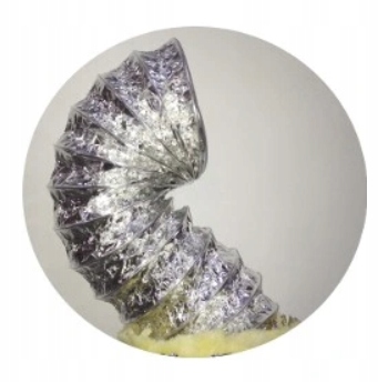 RURA IZOLOWANA PRZEWÓD TERMOFLEX fi125mm 10m 250° DO KOMINKA DGP SPIRO