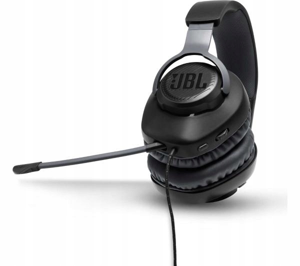 Słuchawki JBL Quantum 100 Czarne JBLQUANTUM100BLK GAMING ORYGINALNE