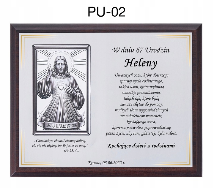 PREZENT NA URODZINY 18 30 40 45 50 60 65 70 80 90 OBRAZ W OZDOBNYM PUDEŁKU