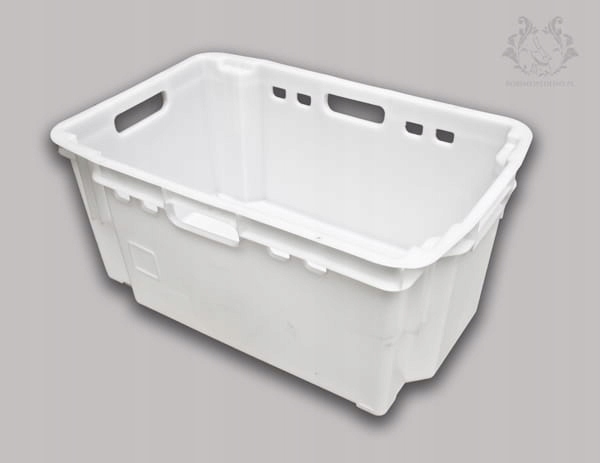 Pojemnik na mięso i wędliny typ C 600x400x280 mm biały