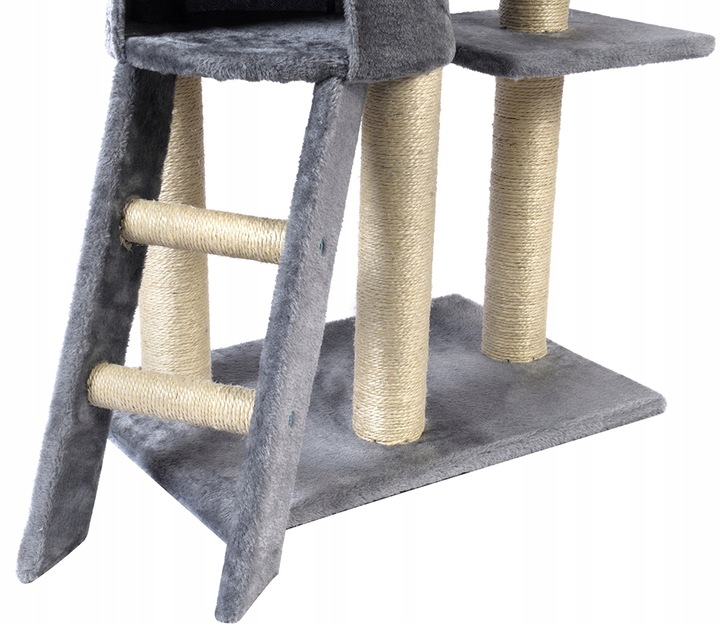 DRAPAK DLA KOTA DOMEK LEGOWISKO SŁUPEK Z ZABAWKAMI