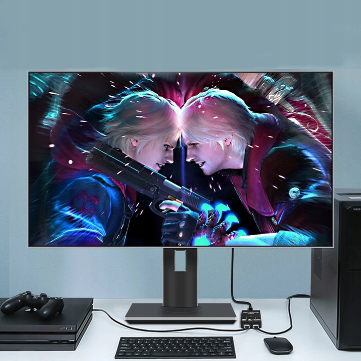 HDMI 2.0 SWITCH ROZDZIELACZ 2x DO 1 HDMI 4K BI-DIRECTION 2x1 SPLITTER