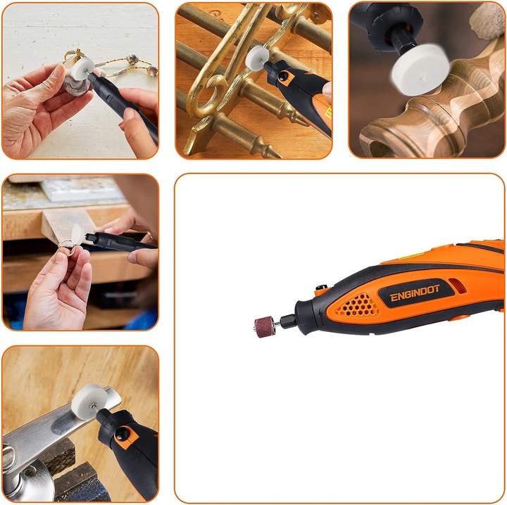 Zestaw Akcesoriów Tarcz Wierteł do Multiszlifierki 361szt + Walizka