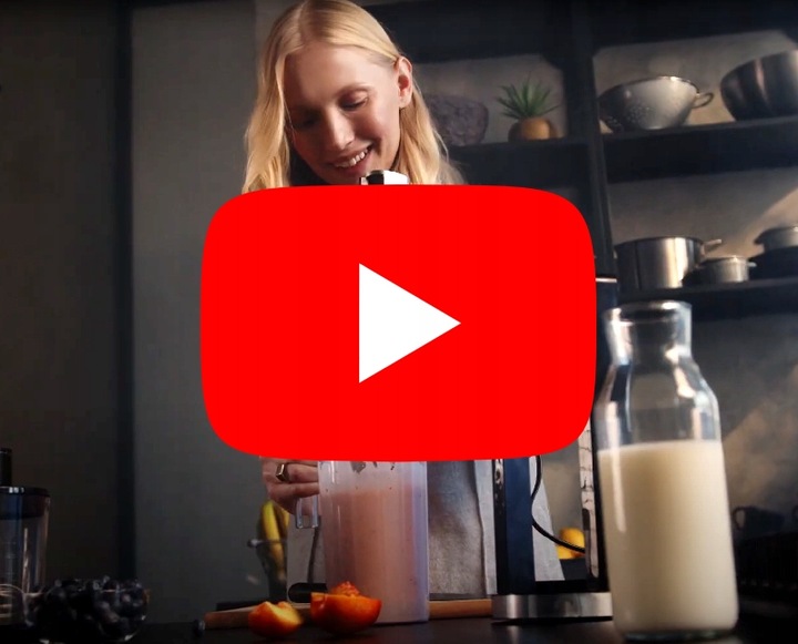 BLENDER RĘCZNY mikser wielofunkcyjny MOCNY malakser TYTANOWE OSTRZA