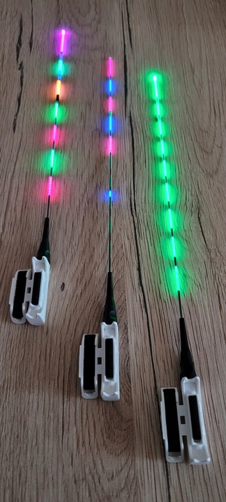 Komplet 3x Świecący Sygnalizator Fedeer - Drgająca Szczytówka + 3 Baterie