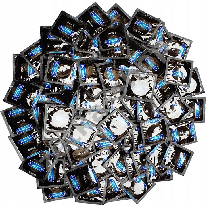 100 sztuk Prezerwatywy PASANTE EXTRA mocne SAFE , grubsze dobre do