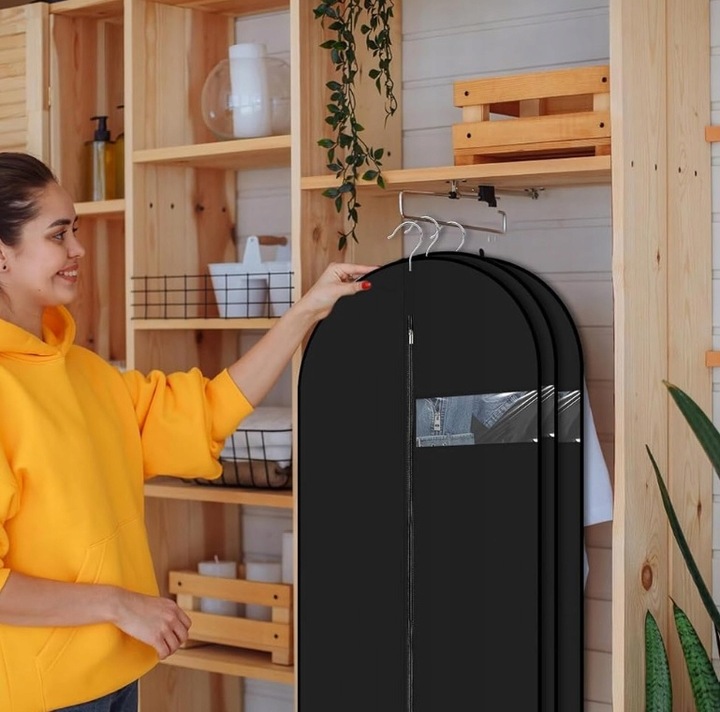 5 X DUŻY POKROWIEC NA UBRANIA SUKNIĘ SUKIENKĘ PŁASZCZ KURTKĘ 60X150