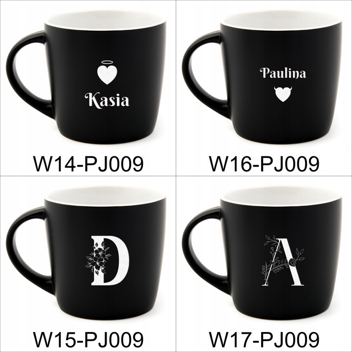 KUBEK CERAMICZNY Z GRAWEREM DO KAWY HERBATY 350 ML z imieniem prezent