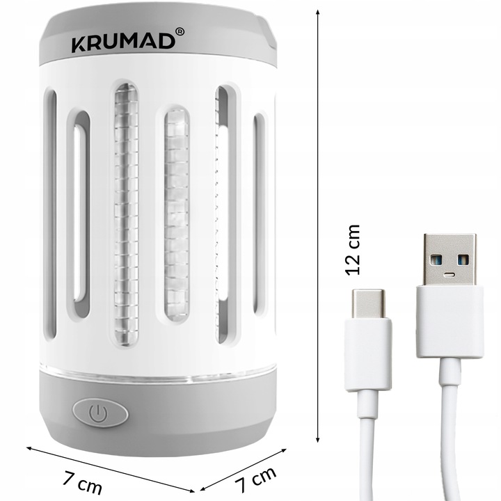 Lampa Owadobójcza UV 5W Na Muchy Komary Owady Osy Ćmy Pułapka