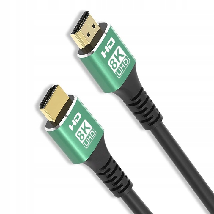 Kabel HDMI - HDMI 2.1 V PREMIUM 8K 4K 144Hz Mocny do Monitora