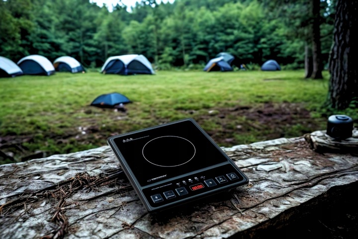 KUCHENKA TURYSTYCZNA INDUKCYJNA jednopalnikowa MOCNA 2000W z