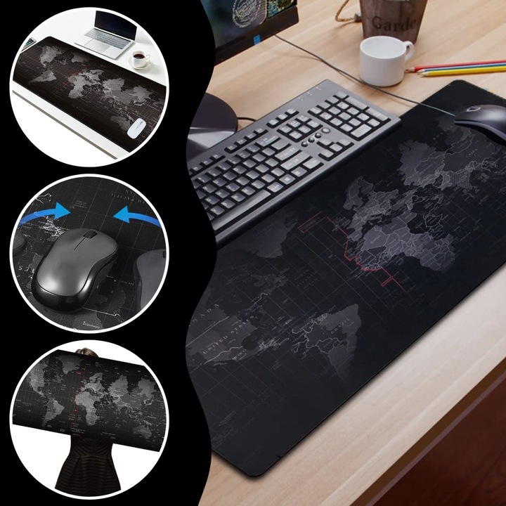 Podkładka pod mysz i klawiaturę mata na biurko DUŻA 100x50cm GAMINGOWA xxl