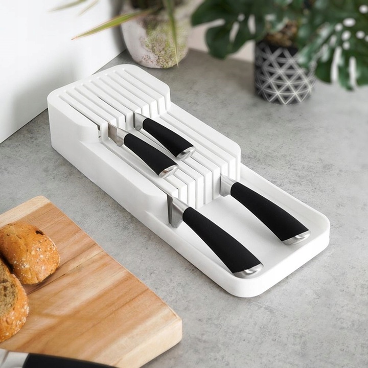 Wkład DO SZUFLADY na noże kuchenne pudełko pojemnik organizer kuchenny