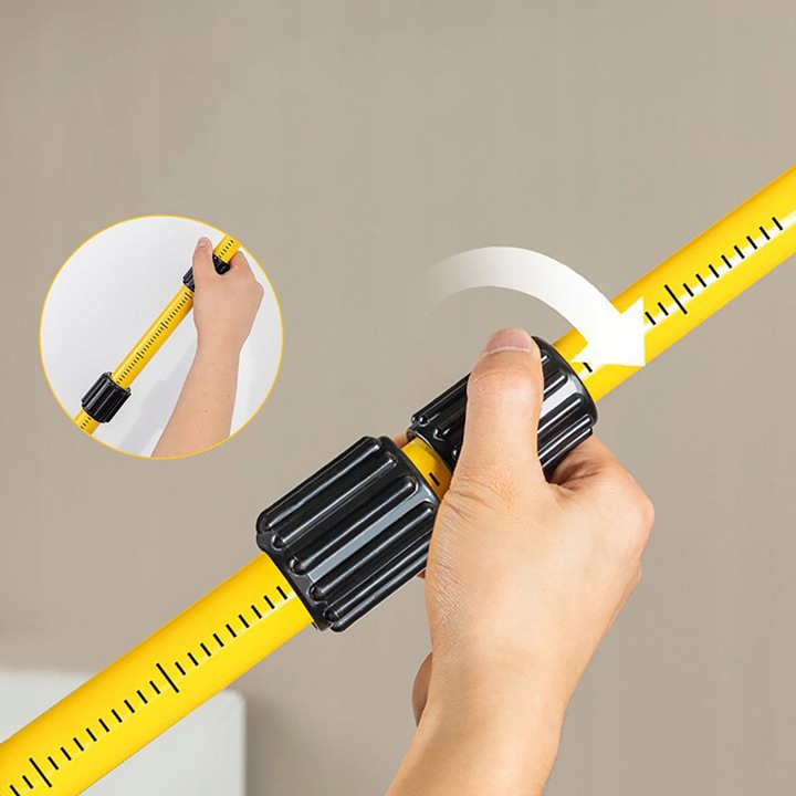 STABILNA Tyczka Statyw do Lasera Poziomicy Laserowej ROZPOROWA XL