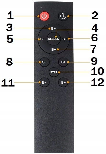 PROJEKTOR GWIAZD ASTRONAUTA RZUTNIK LED LAMPKA NOCNA DLA DZIECI