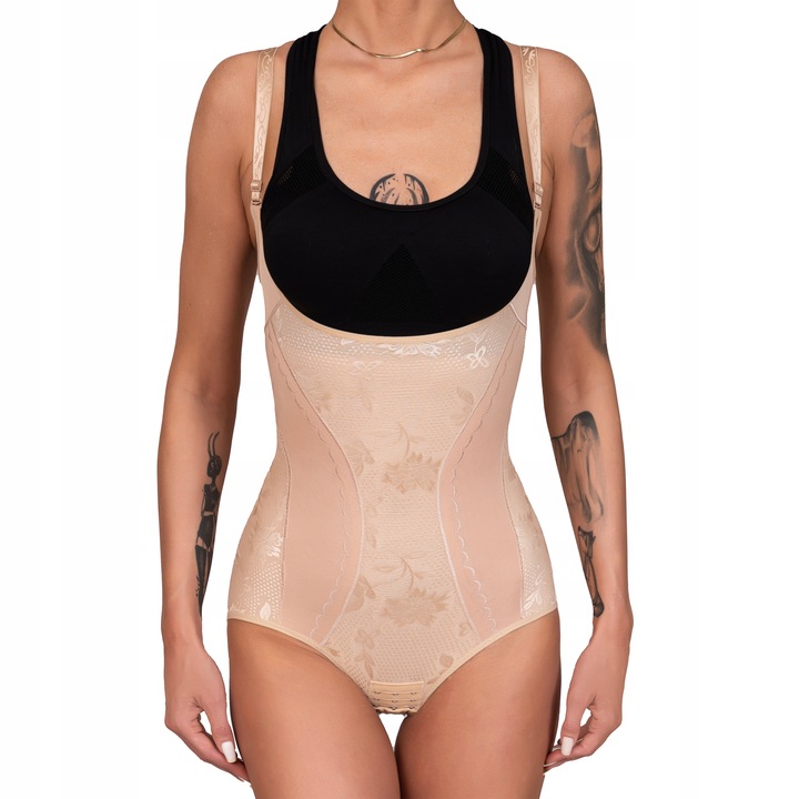 MOCNO wyszczuplające BODY modelujące KORYGUJĄCY gorset