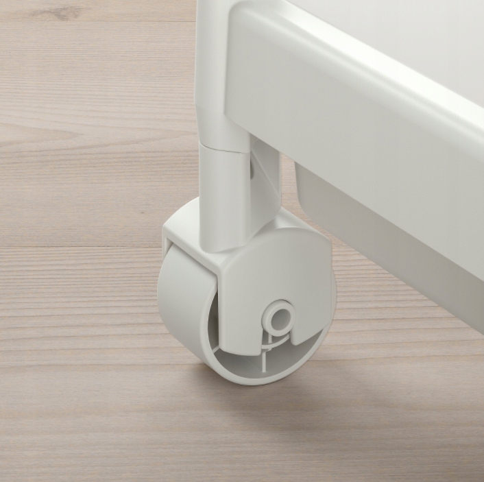 IKEA VESKEN Biały WÓZEK REGAŁ ŁAZIENKOWY półka