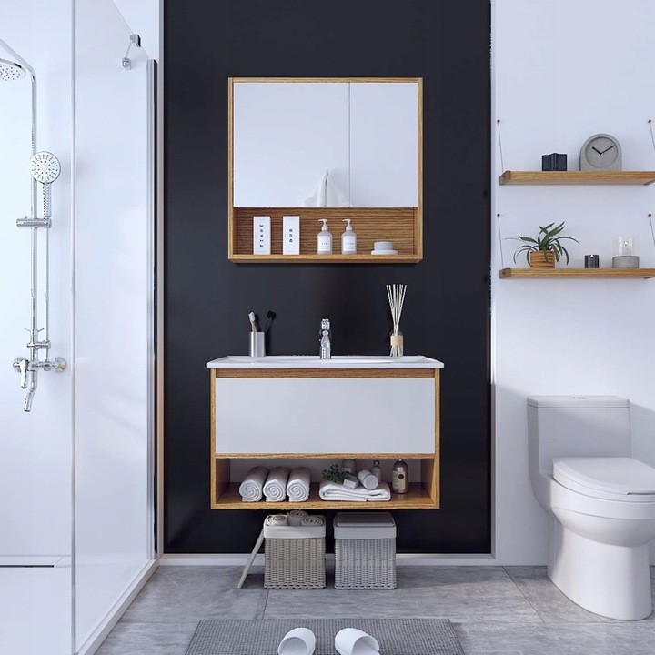 SAMOPRZYLEPNA MEBLOWA OKLEINA NA MEBLE CZARNA MATOWA 60cm x 10m