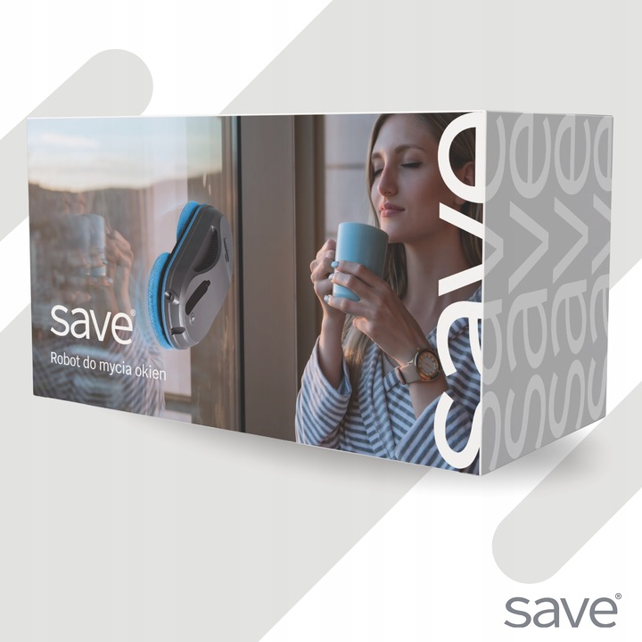 ROBOT DO OKIEN SZYB LUSTER MYJKA DO OKIEN Inteligentny Myjący Okna