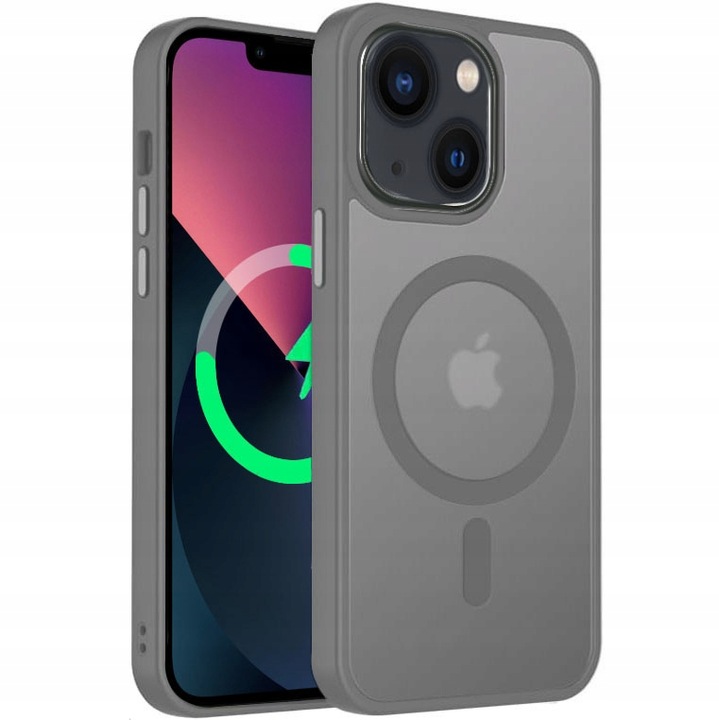 Etui Do iPhone 13 +Szkło 9H WZMACNIANE 360° Matt Case Do Magsafe