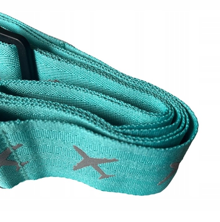 4 x PAS BAGAŻOWY SPINAJĄCY WALIZKĘ zabezpieczający +4 identyfikatory ZESTAW