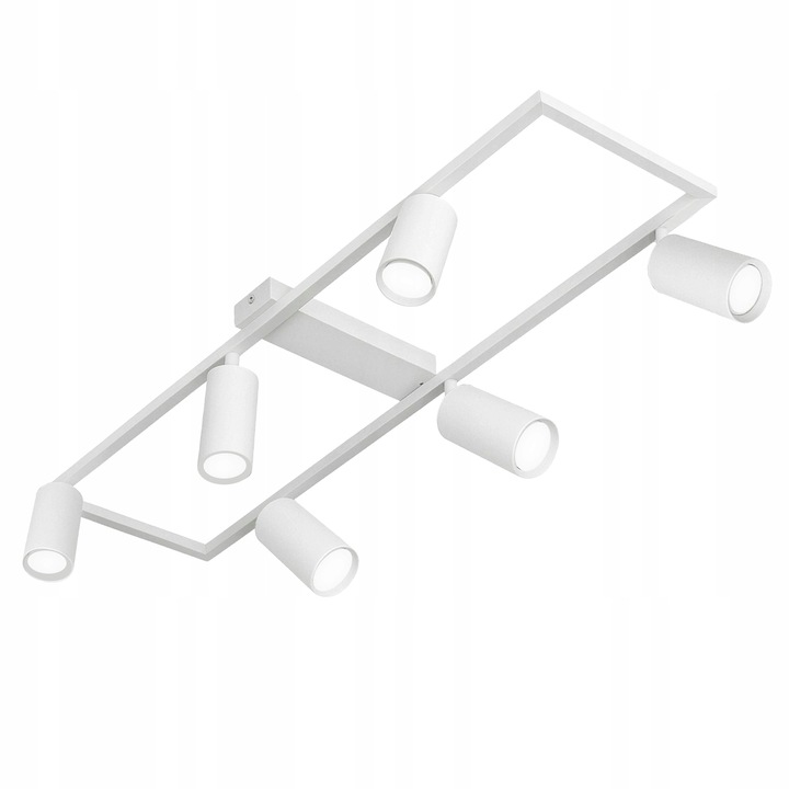 Lampa Wisząca Sufitowa Oprawa natynkowa 6x GU10 Spot Ruchoma Kinkiet