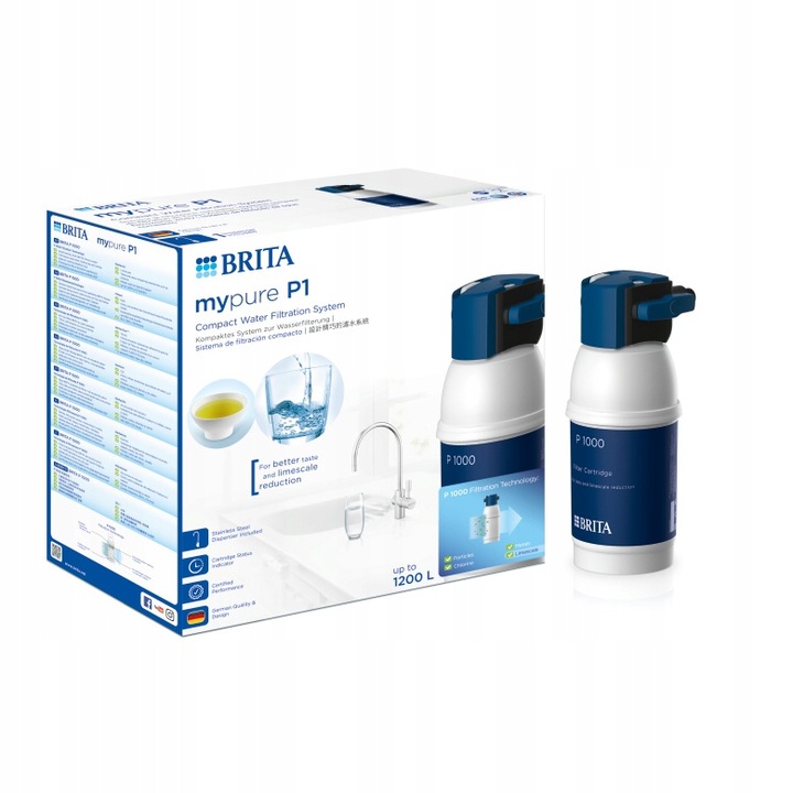 System podzlewowy BRITA mypure P1 filtrujący wodę