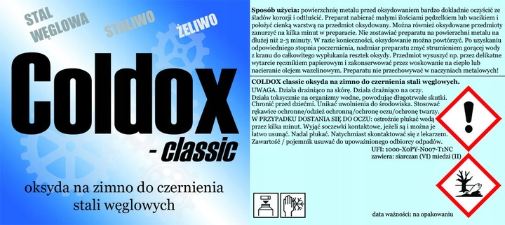 OKSYDA NA ZIMNO Czernienie stali 150 ml