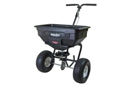 SIEWNIK ROZSIEWACZ DO TRAWY NASION SOLI HECHT 256 REGULACJA ROZRZUTU 60L