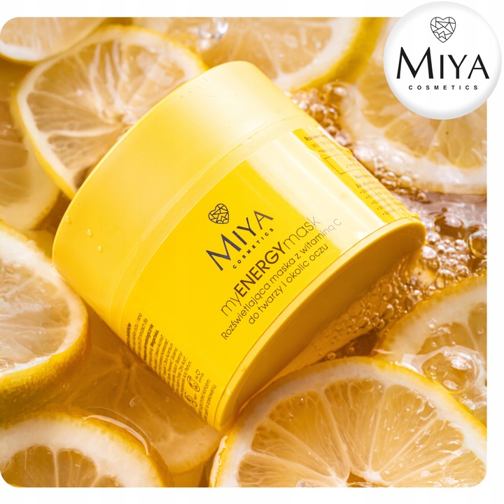 Rozświetlająca Maska z Witaminą C Do Twarzy i Okolic Oczu 50 ml Miya