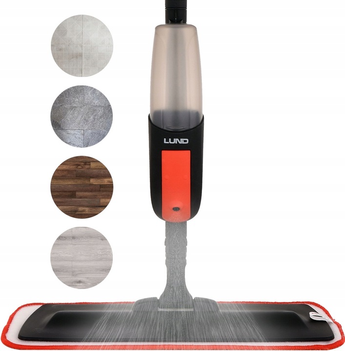 MOP ZE SPRYSKIWACZEM PŁASKI 2x MIKROFIBRA SKŁADANY