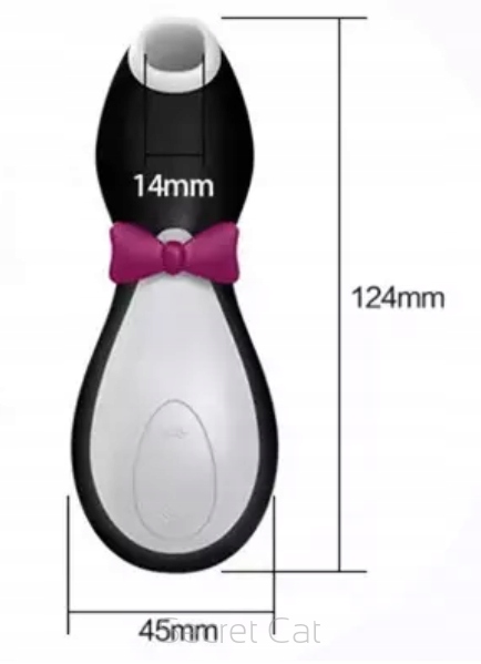 Wibrator Pingwinek Stymulator Satisfyer Pro Penguin czarno-biały