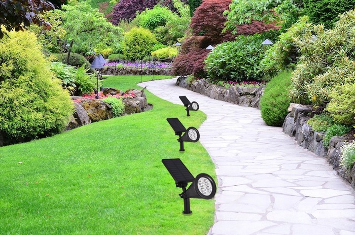 REFLEKTOR ogrodowy WBIJANY szpikulec LED SOLARNY