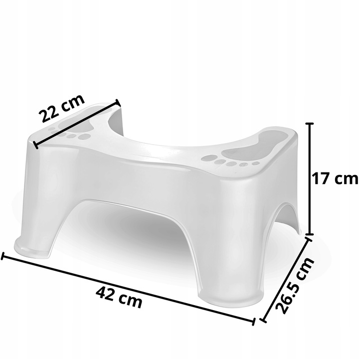 PODNÓŻEK TOALETOWY podest łazienkowy stołek taboret schodek toalety