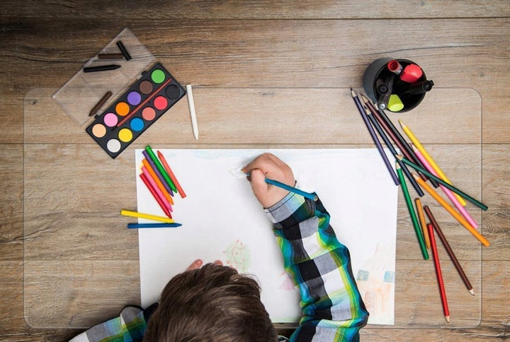 Podkładka Ochronna Przeźroczysta Mata Stołowa Na Wyspę biurko Stół 60*120