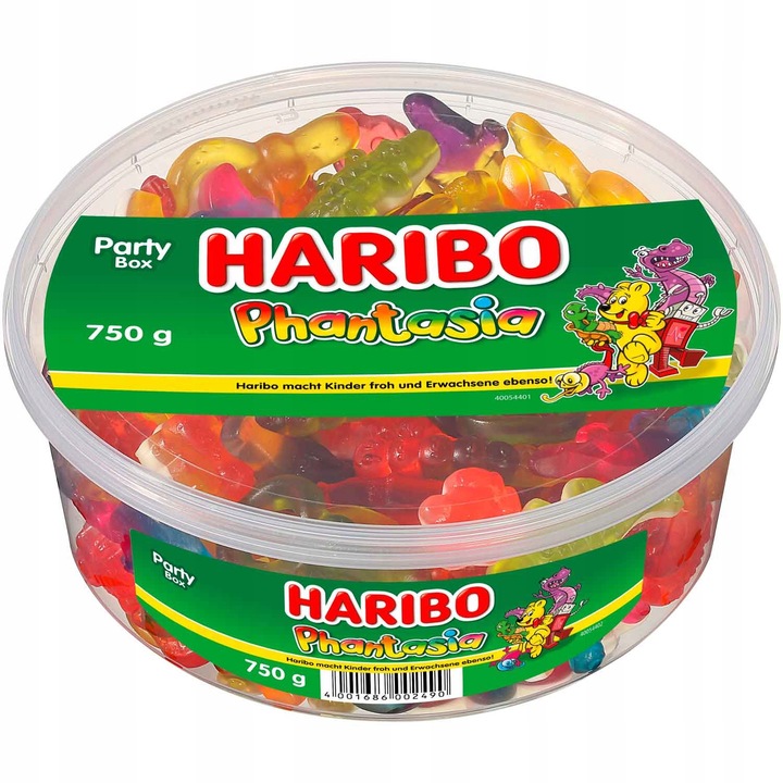 Haribo Żelki Fantazja Phantasia w Pudełku z Niemiec