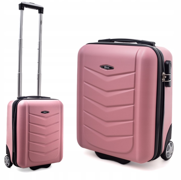 Mała walizka podróżna kabinowa BAGAŻ PODRĘCZNY RGL 40X30X20 KÓŁKA TORBA ABS