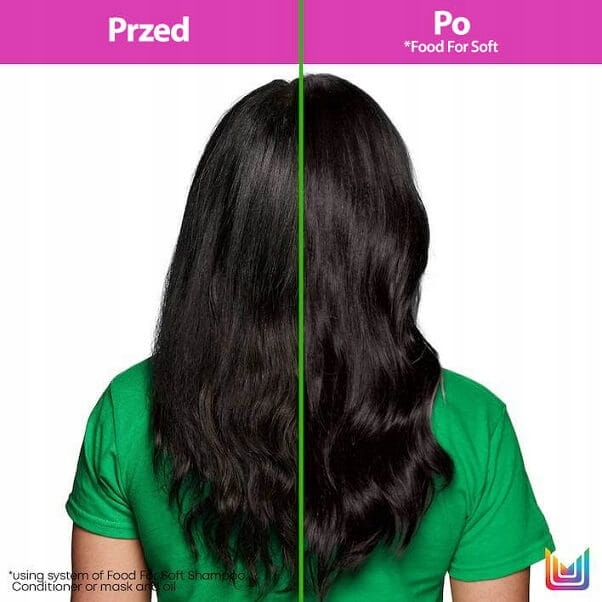 Matrix food for soft Zestaw nawilżający do włosów Szampon 300 Odżywka 300ml