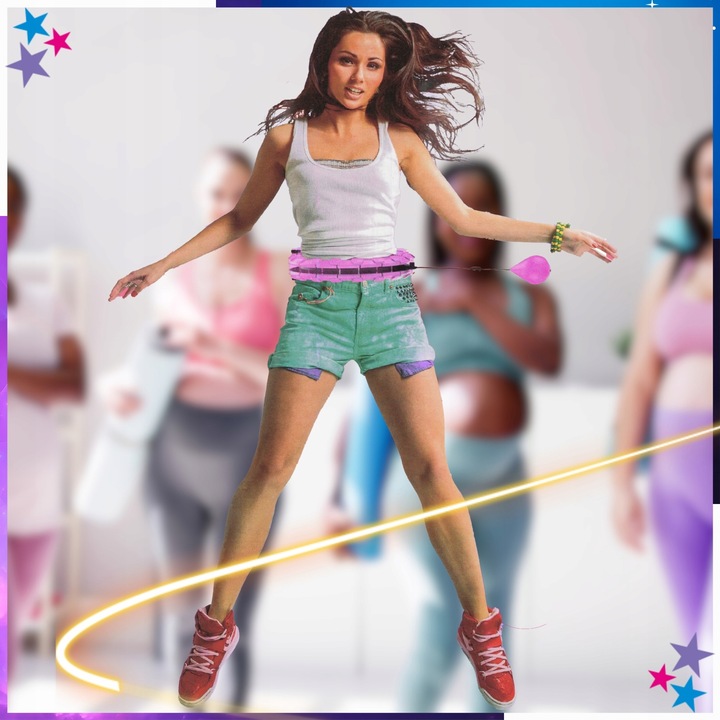 HULA HOP ODCHUDZAJĄCE z Obciążeniem Obciążnikiem Smart z Wypustkami HULAHOP