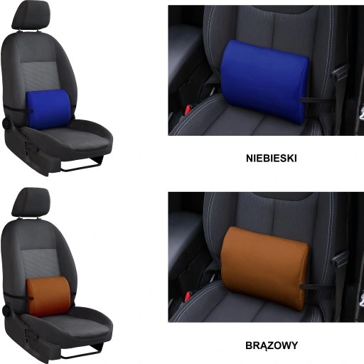 PODUSZKA LĘDŹWIOWA PÓŁWAŁEK POD KRĘGOSŁUP MEMORY