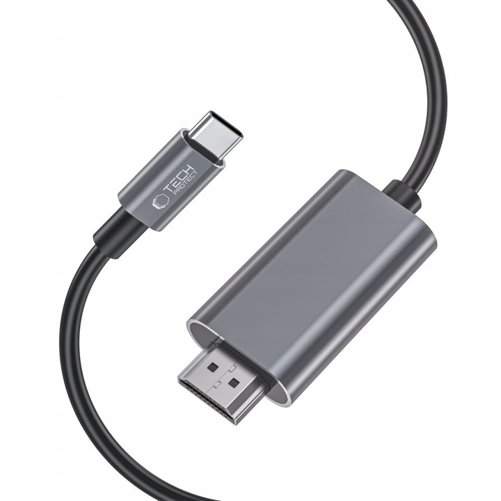 KABEL PRZEWÓD 2M TYPE-C USB-C HDMI 4K 60HZ THUNDERBOLT 3 DO MACBOOK LAPTOP
