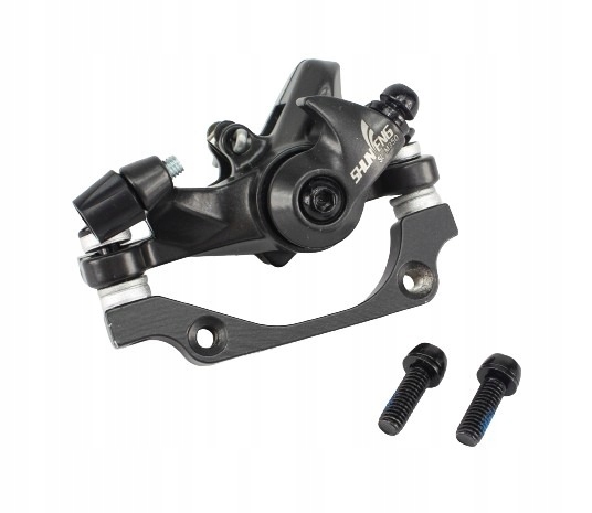 ZACISK HAMULCA TARCZOWEGO ALUMINIOWY UNIWERSALNY PRZÓD 180mm, TYŁ 160mm