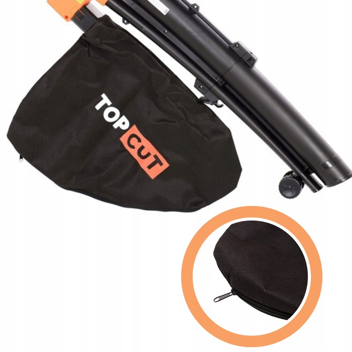 ODKURZACZ DMUCHAWA DO LIŚCI TOP CUT TC-DE3500-W ROZDRABNIACZ 3500W