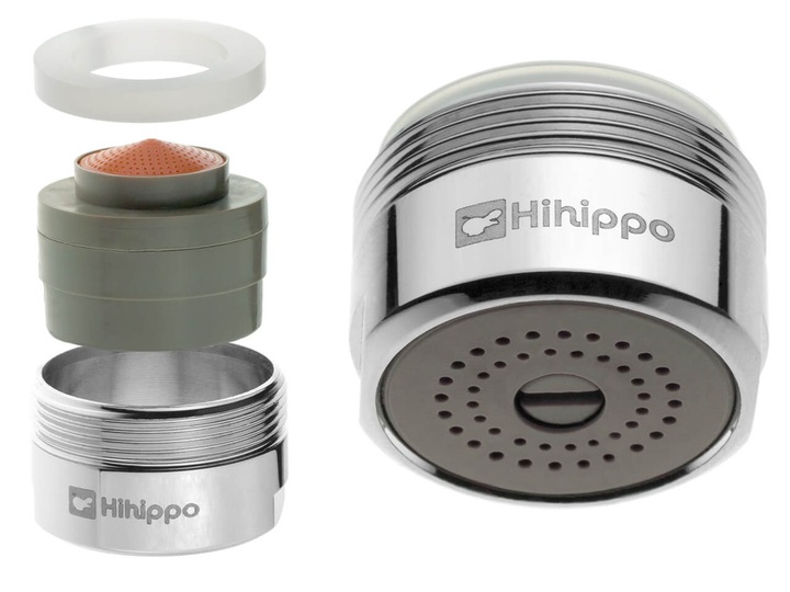 PERLATOR HIHIPPO EKO regulowany OSZCZĘDZA -84% WODY końcówka kranu