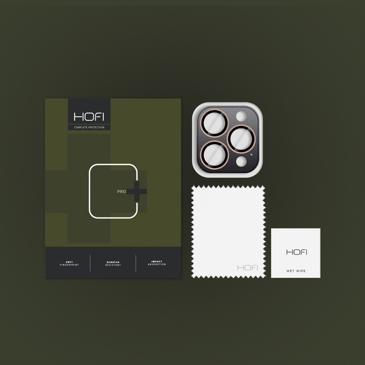 SZKŁO NAKŁADKA OSŁONA NA APARAT OBIEKTYW DO IPHONE 16 PRO / MAX - APLIKATOR