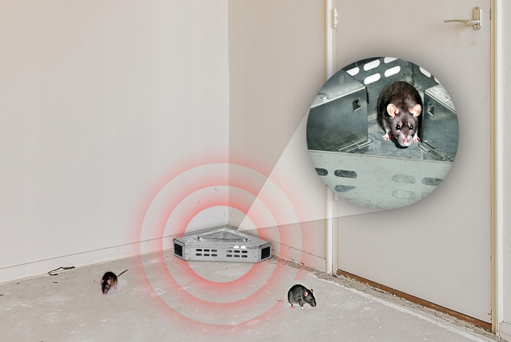 MYSZOŁAPKA ŻYWOŁAPKA PUŁAPKA NA MYSZY SZCZURY CHWYTACZ ODS2 WYTRZYMAŁA