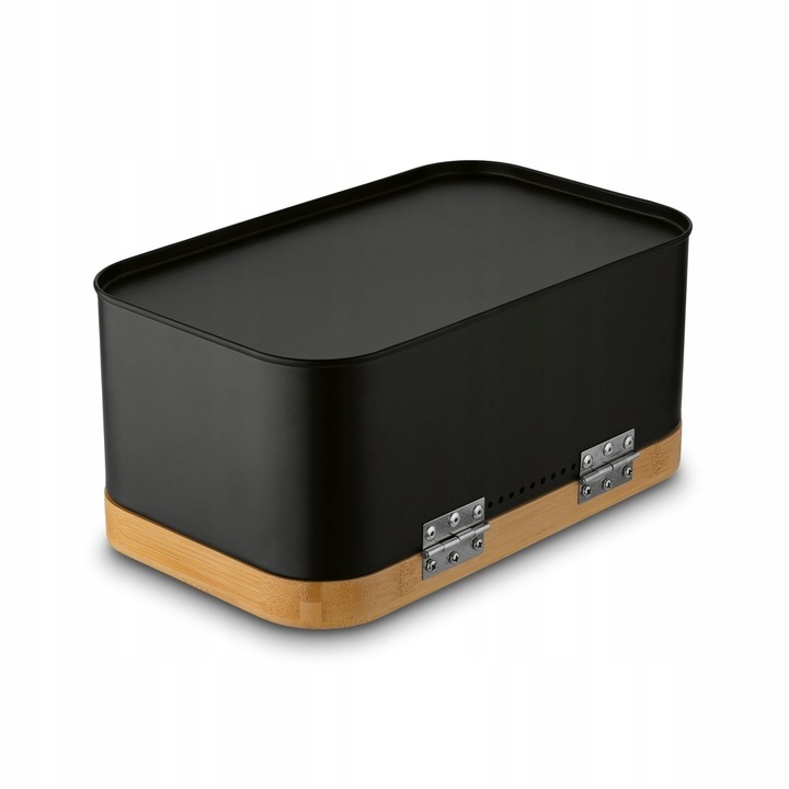 CHLEBAK STALOWY BAMBUSOWY POJEMNIK STALOWY NA BUŁKI CHLEB PIECZYWO BAMBUS